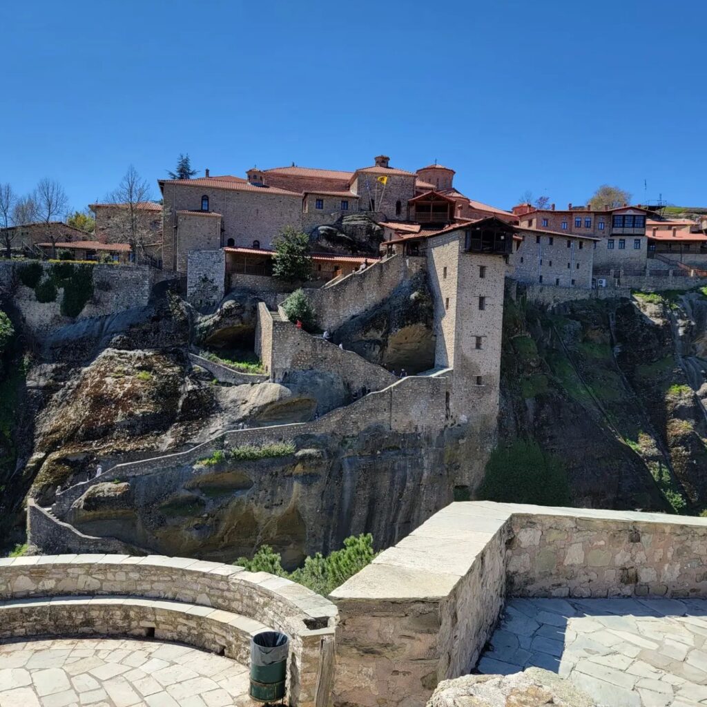 Great Meteoron Monastery - driving from athens to meteora