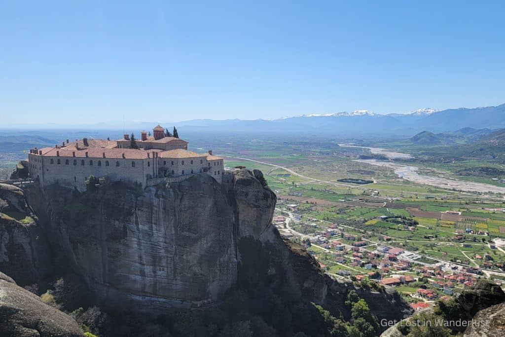 Visiting a Meteora Monastery on a Greece road trip