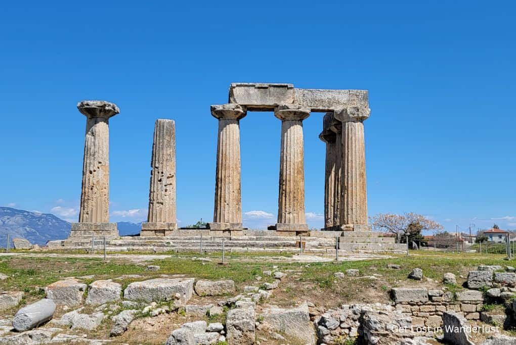Ancient Corinth temple