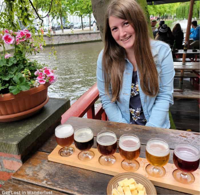 enjoying the view at Bourgogne des Flandres
