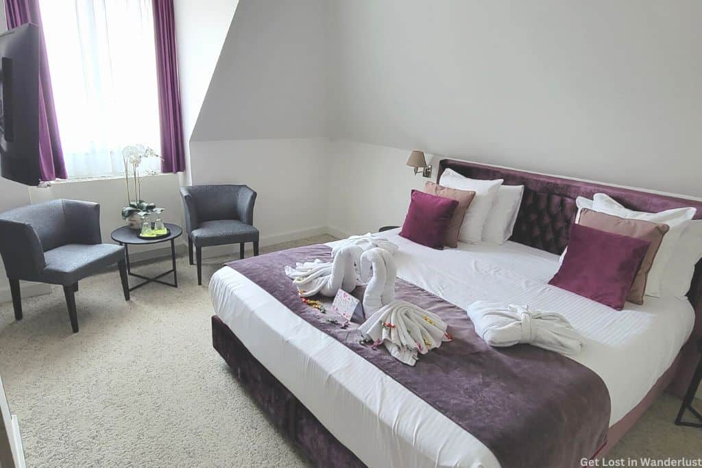 Our bright and spacious room at Dukes Academie Brugge