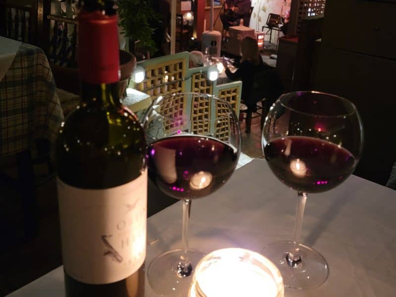 Tasting some Greek wine is a great activity for one night in athens