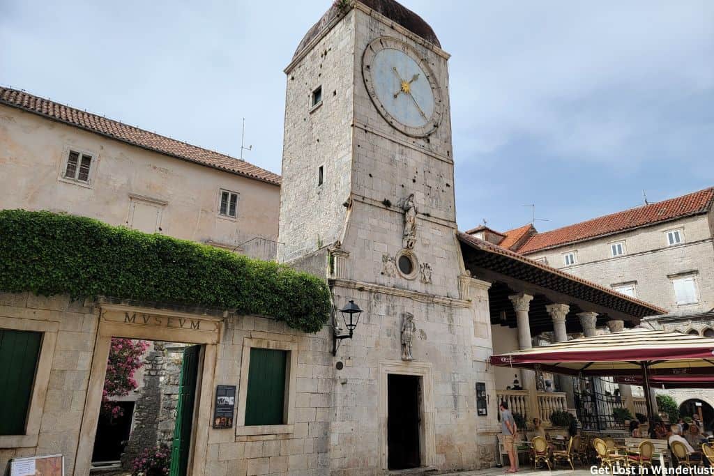 Main Square in Trogir Old Town