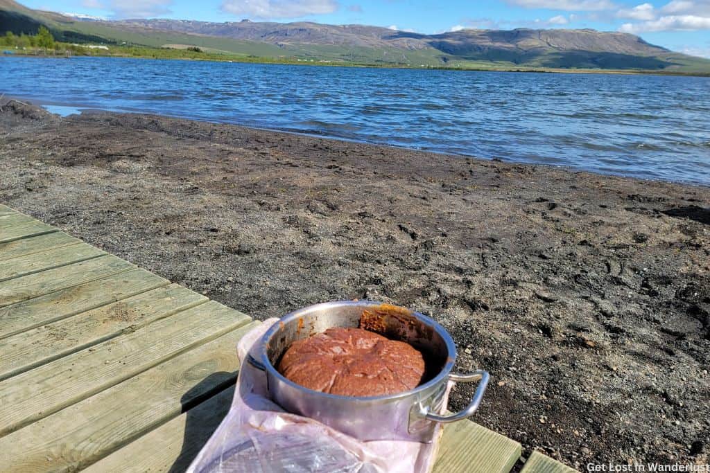 Unique Rye Bread Baking that was baked in the ground using geothermal heat.
