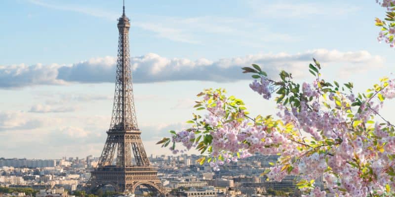The Eiffel Tower in Paris