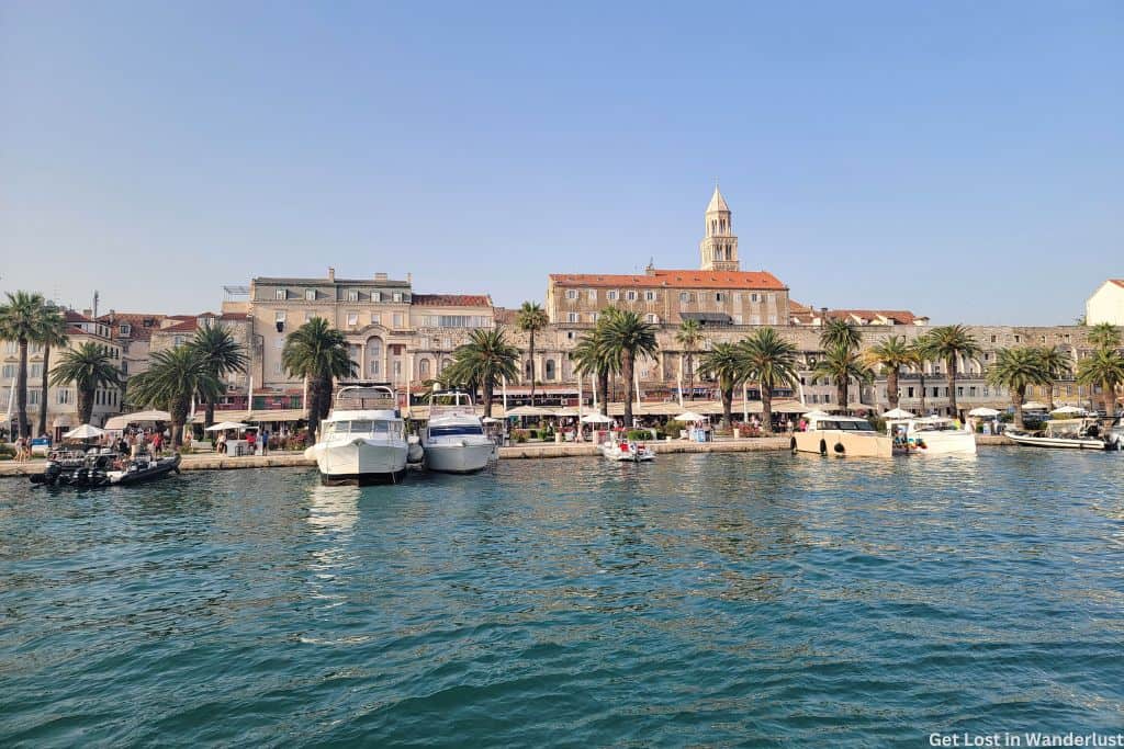 View of Split from the harbor