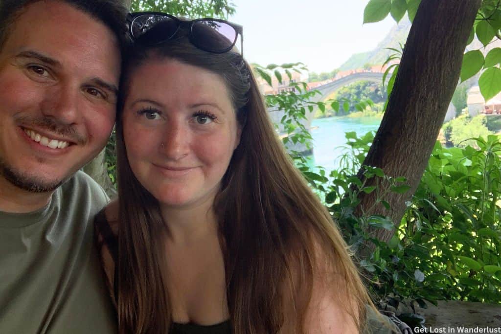Us on a day trip to Mostar Bosnia