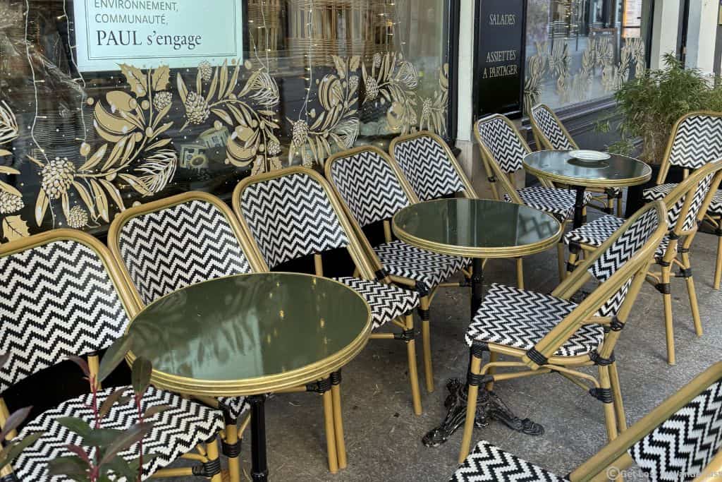 Parisian cafe in St Germain