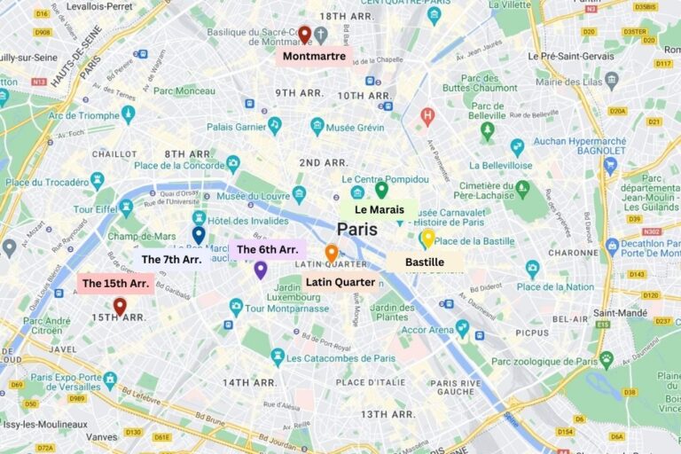 Safest Places to Stay in Paris in 2024 [& Where to Avoid]