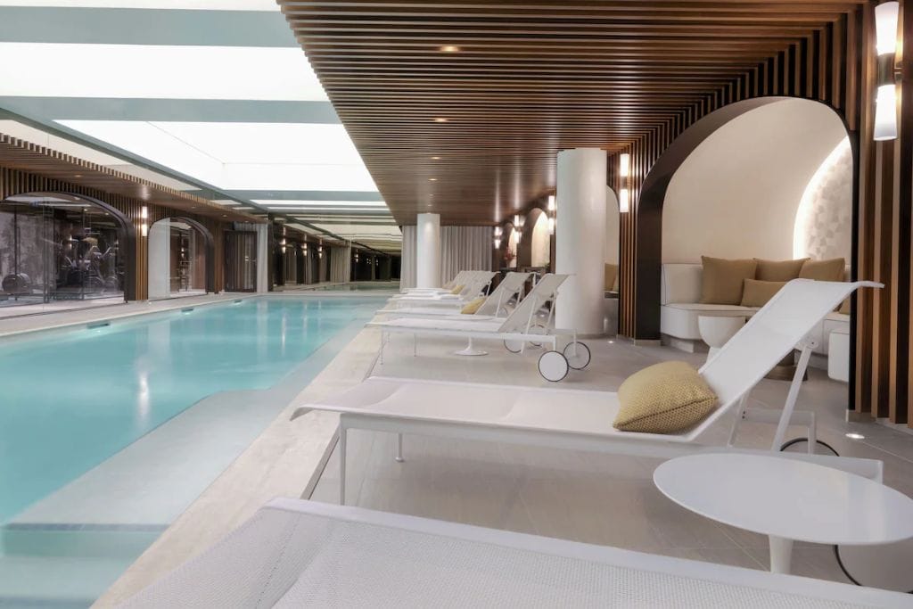 Spa area of the Hotel d'Aubusson - one of the best 5 star hotels in the 6th arrondissement.