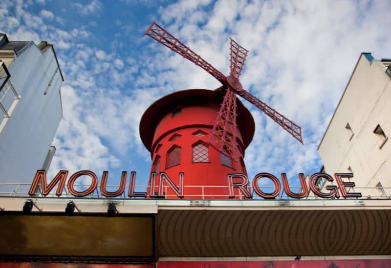 Red Windmill at Moulin Rouge