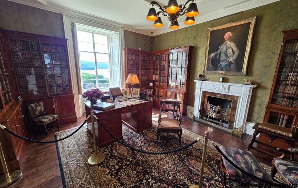 The interior of Dunvegan Castle, which tells the history of the McLeod Clan