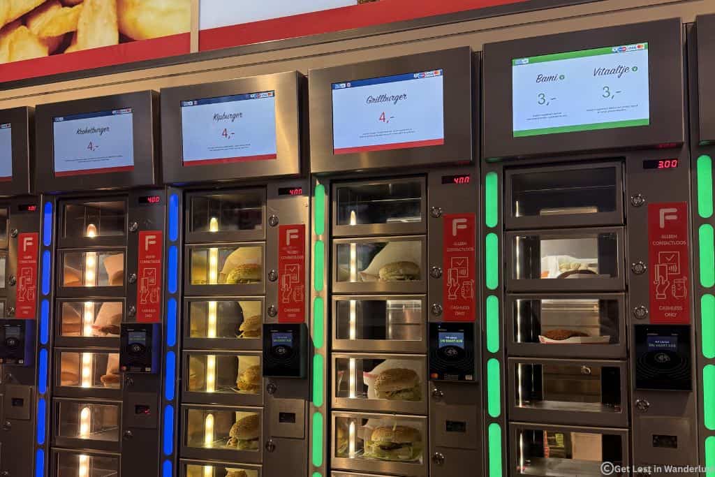 FEBO - vending machine fast food in Amsterdam