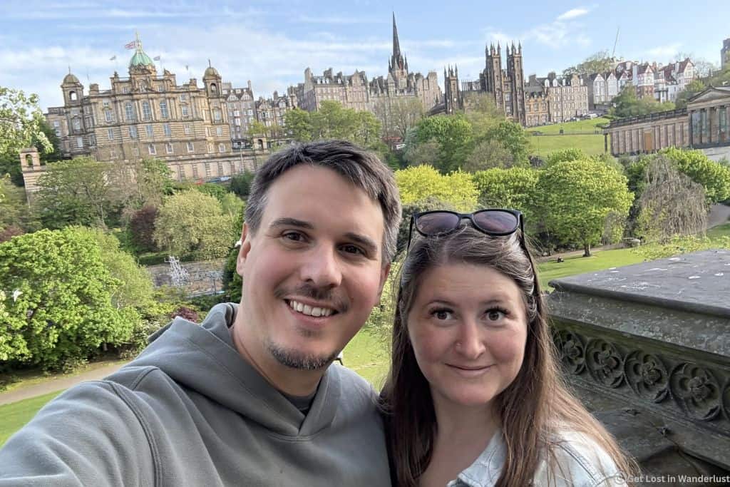 Us in Edinburgh, Scotland