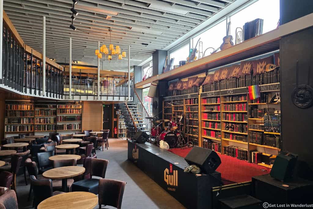 Hús máls og menningar, a bookshop turned bar/music venue in downton Reyjavik.