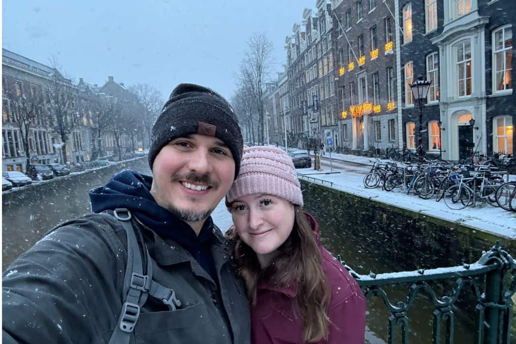 Us in Amsterdam